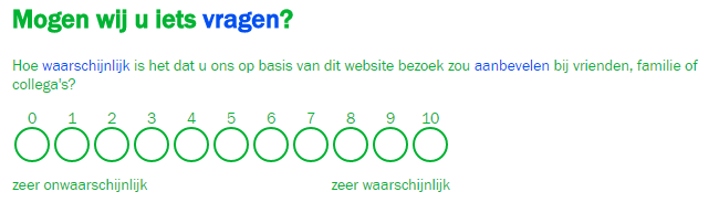 De NPS bij Centraal Beheer